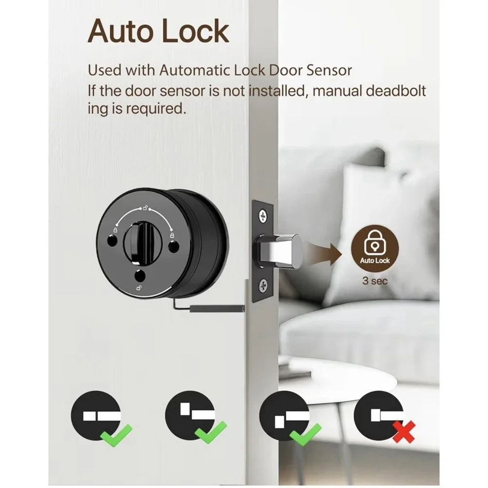 Keyless Electronic Deadbolt‎ Door Lock (YL-68-MINI style)